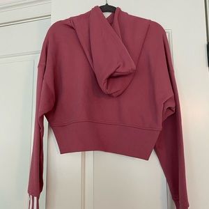 ADIDAS CROPPED HOODIE